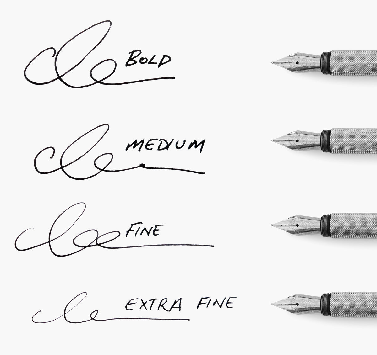 Fountain Pen - Black Steel by Wingback