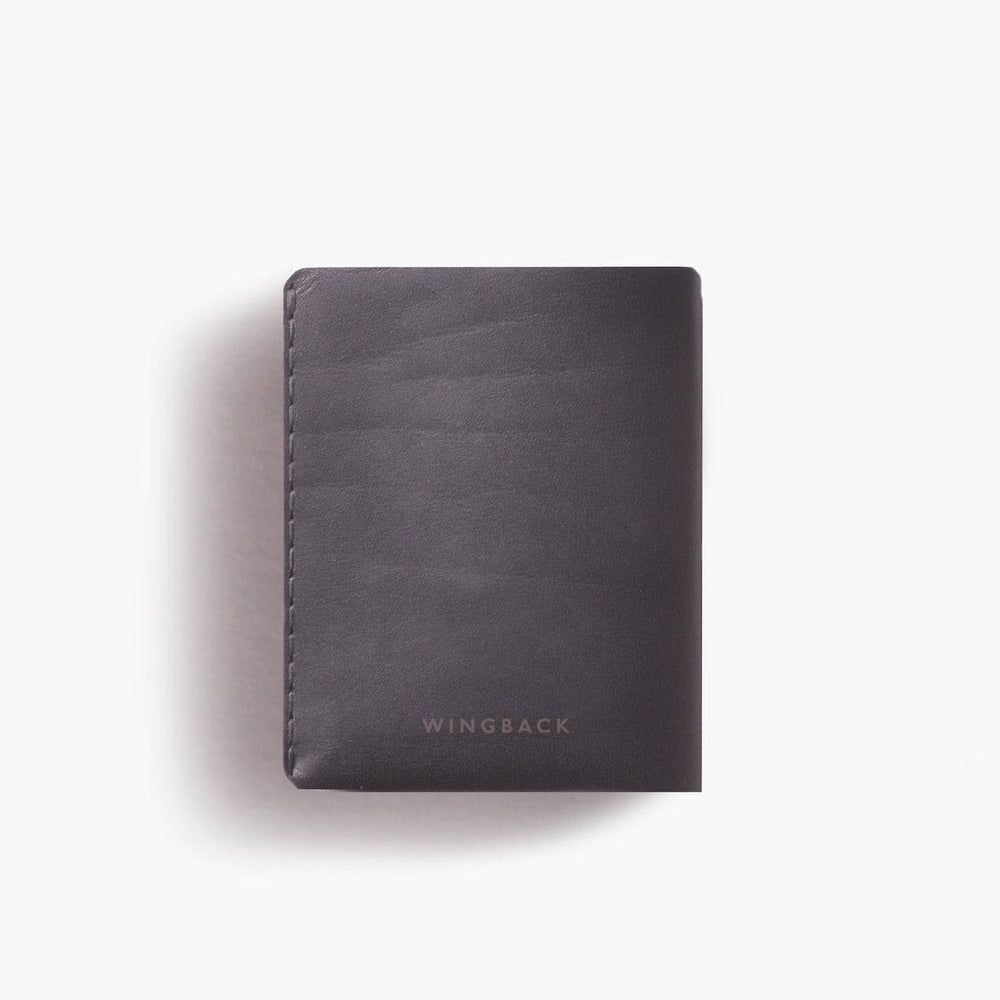 Winston Wallet - Charcoal | Personalised Men’s Wallets - Wingback