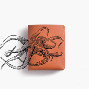 X Lást Maps Octopus -  Winston Wallet - Whisky
