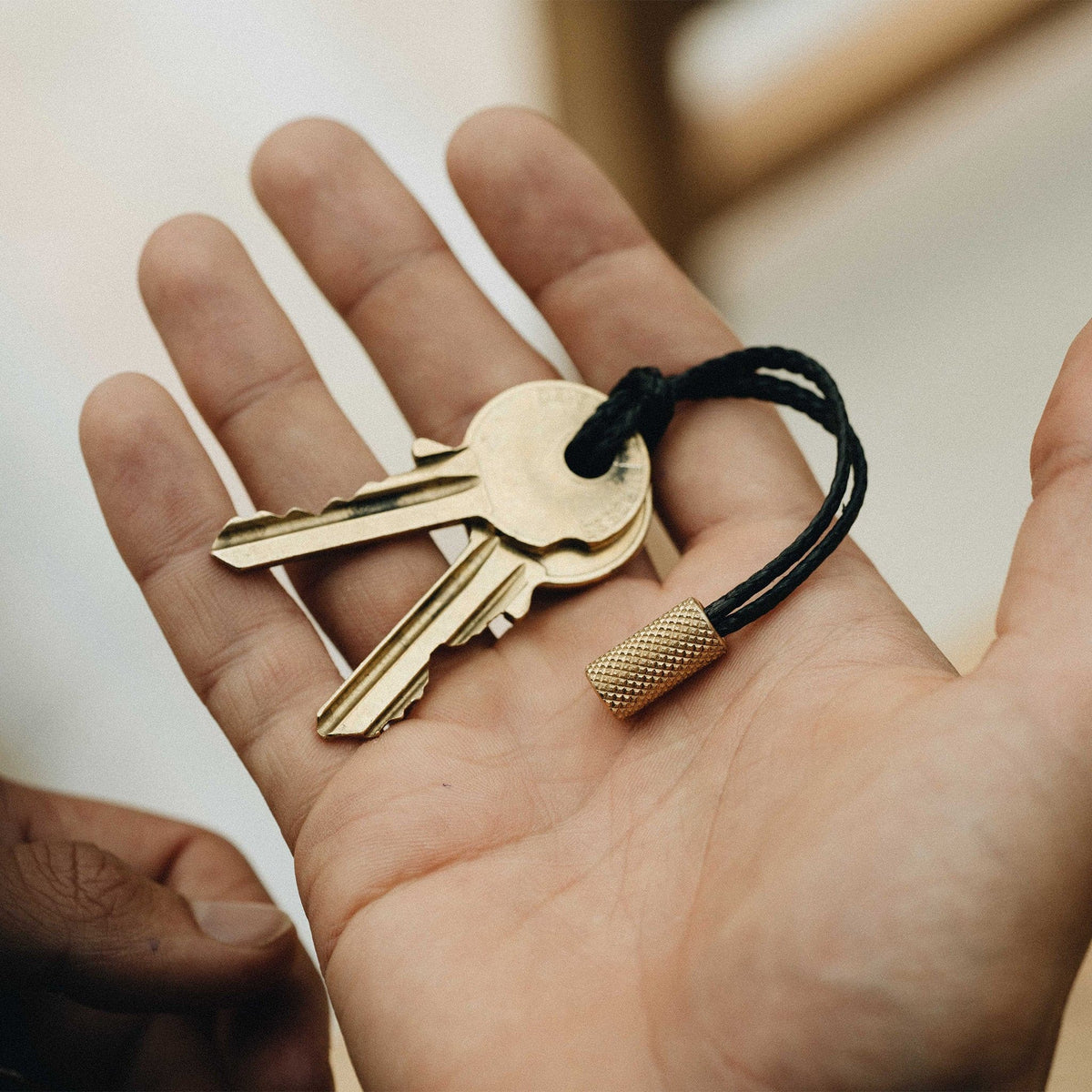 Key Fob - Brass made in England by Wingback.