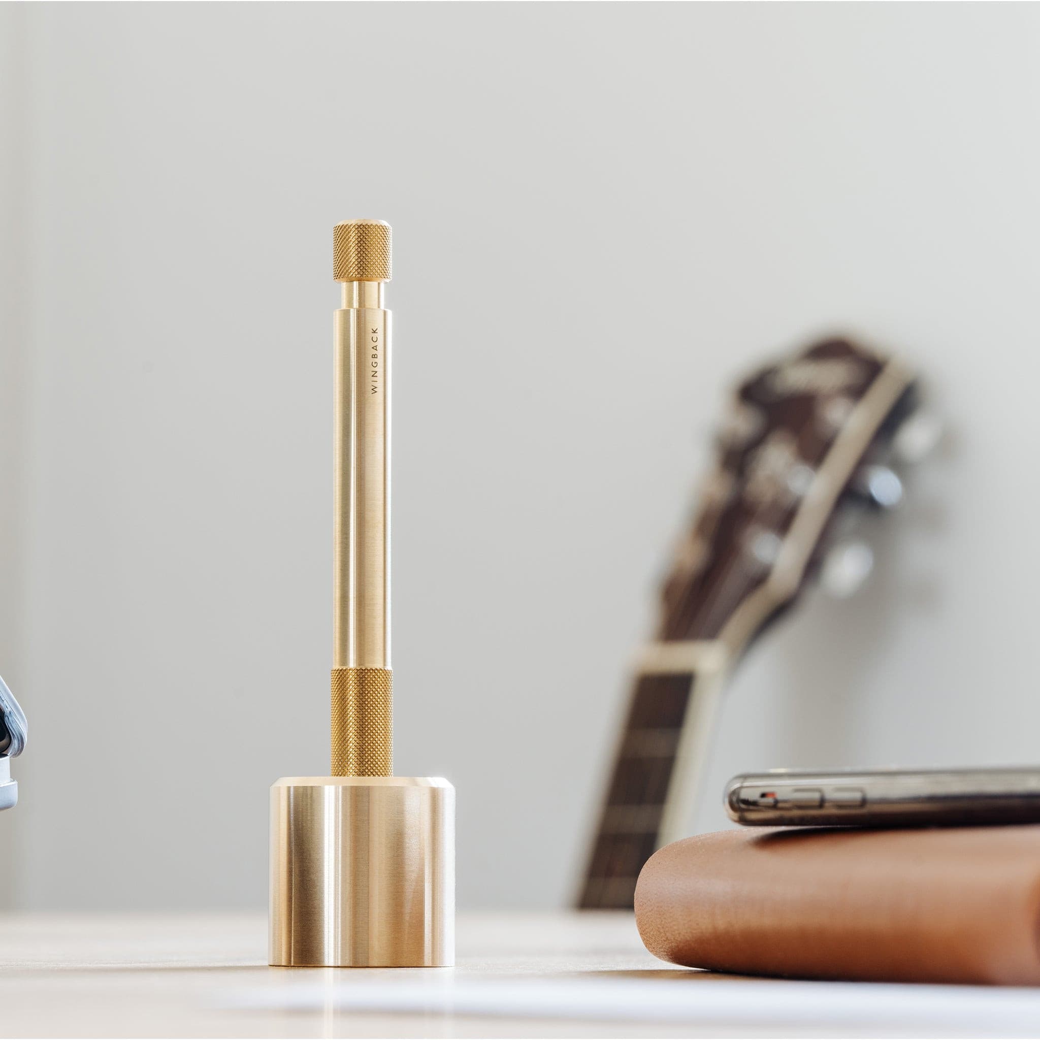 Pen/Pencil Holder - Brass made in England by Wingback.