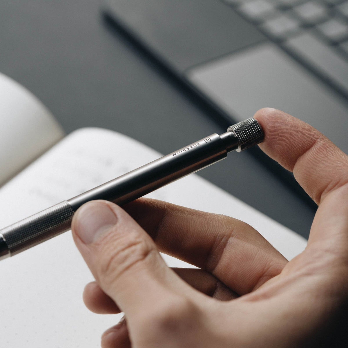 Mechanical Pen - Titanium by Wingback