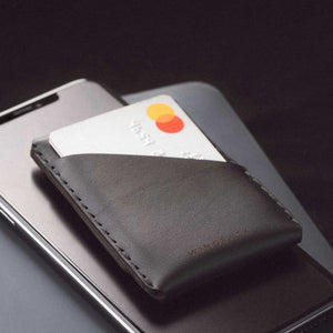 Winston Card Holder - Charcoal made in England by Wingback.