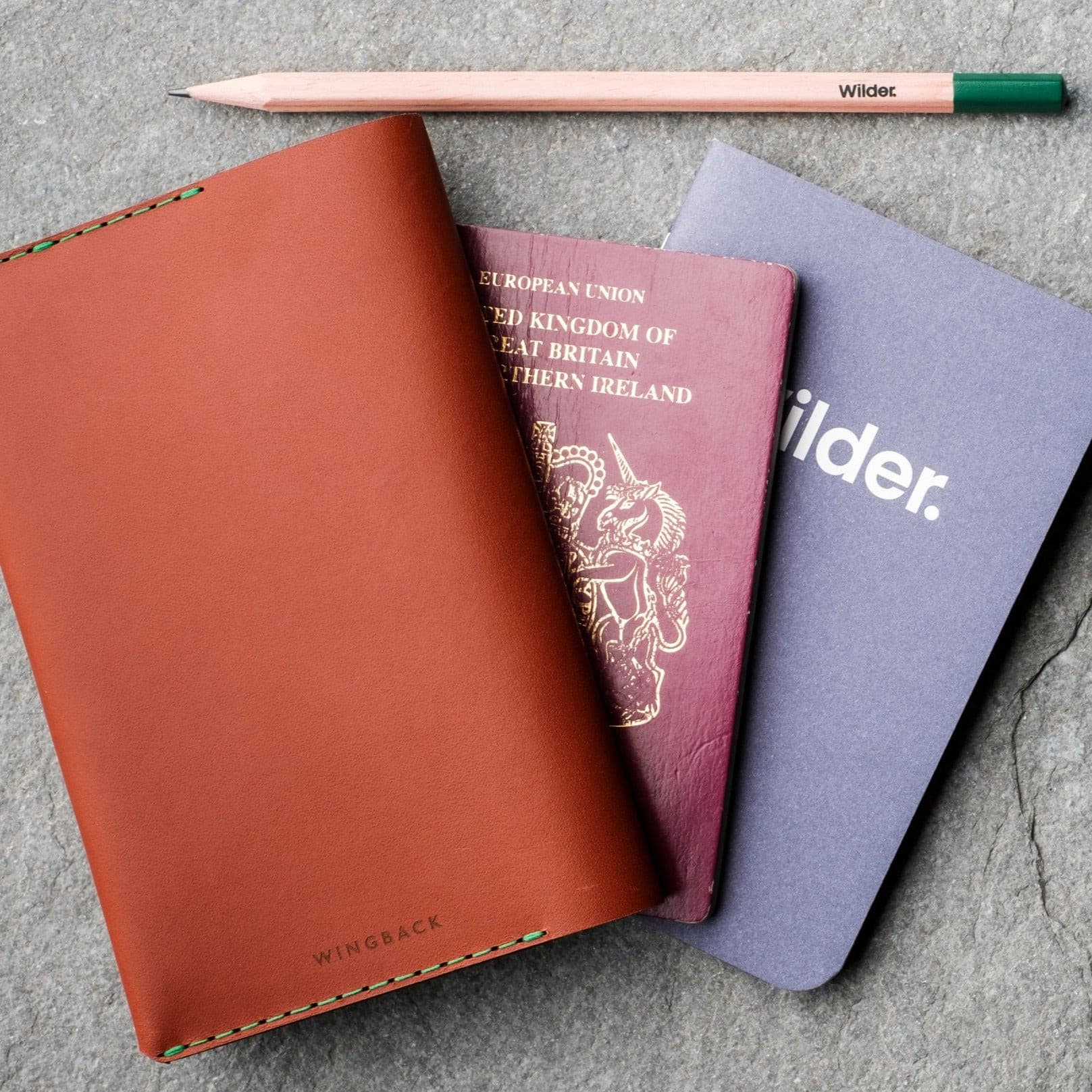 Wilder Pocket Notebook (3-pack) made in England by Wingback.