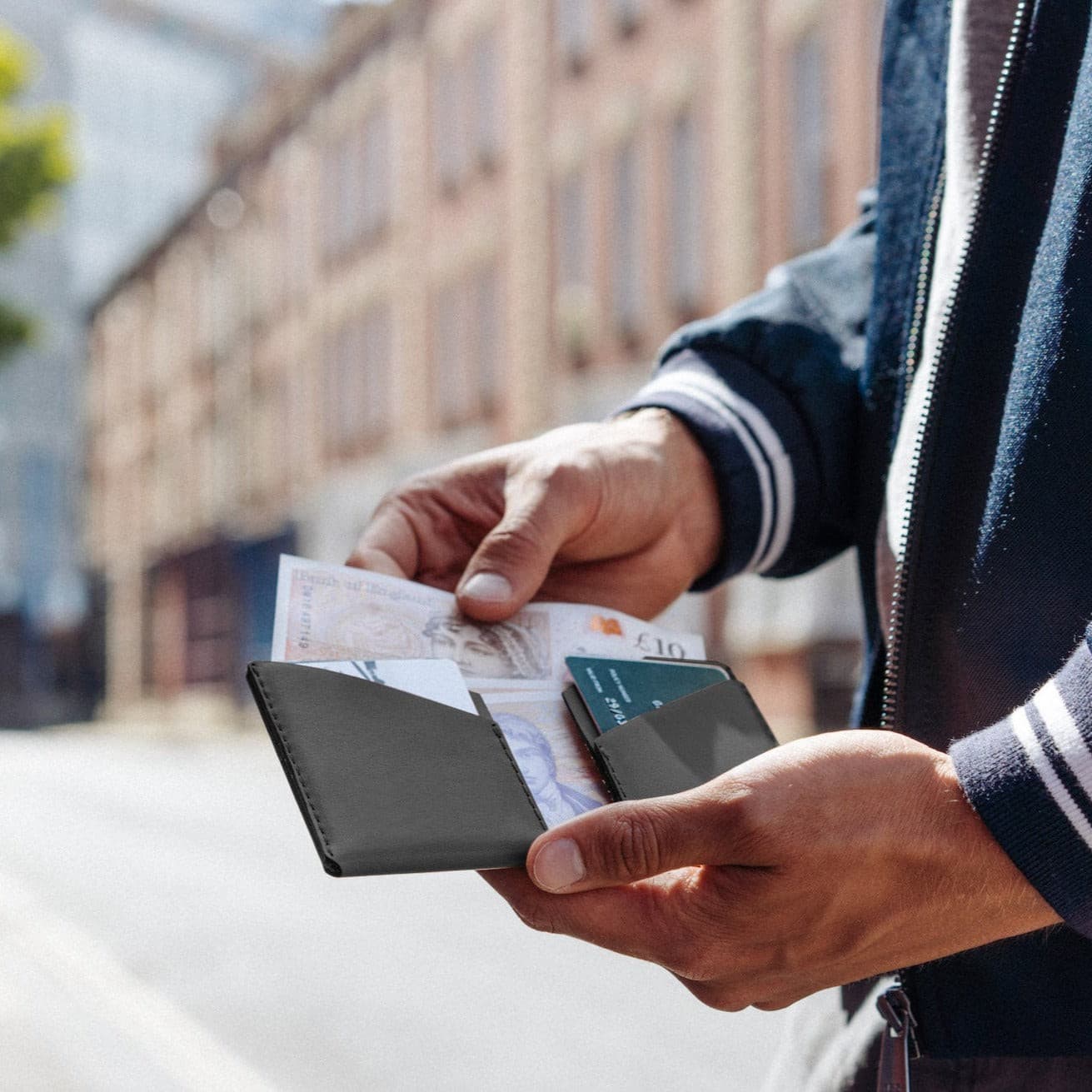 Winston Wallet - Charcoal made in England by Wingback.