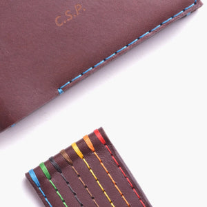 Card Wallet - Chestnut made in England by Wingback.