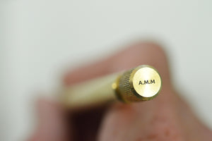 X 5AM Illustration - Mechanical Pen - Brass
